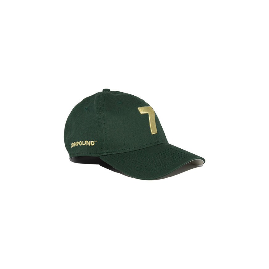 PINE GREEN '7' DAD HAT